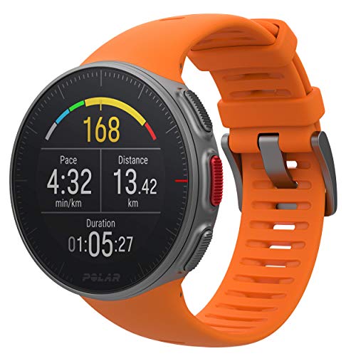 Polar Vantage V Profi-Multisportuhr mit GPS Pulsuhr, Orange, M/L