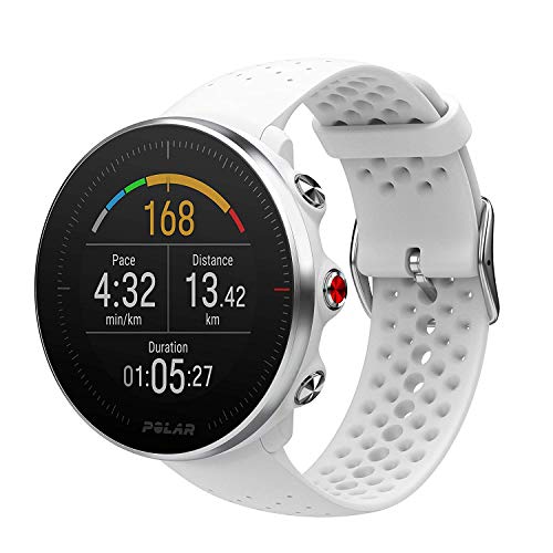 Polar Vantage M Allround-Multisportuhr mit GPS Pulsuhr, Weiß, S/M